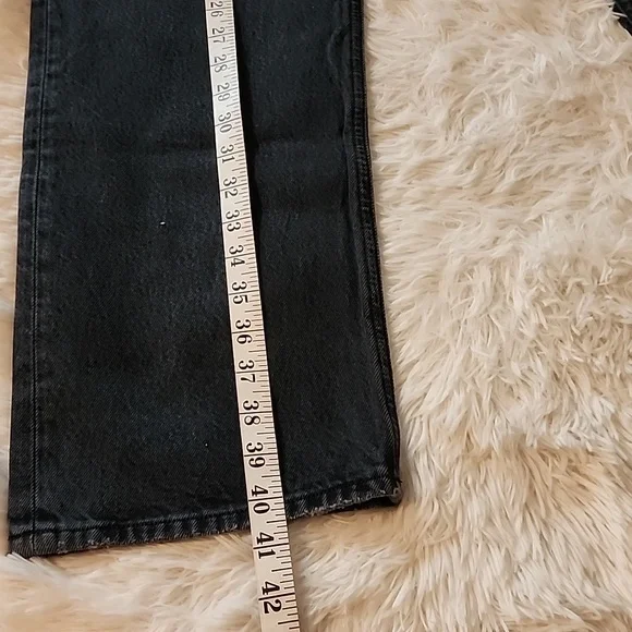 Agolde Los Angeles Black Denim Jeans - Picture 9 of 14